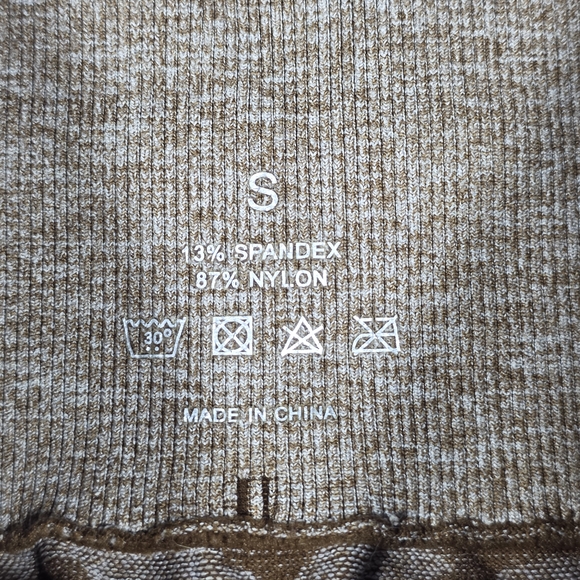 NVGTN Mocha Leopard Seamless Leggings Workout Activewear Gym - Picture 7 of 7